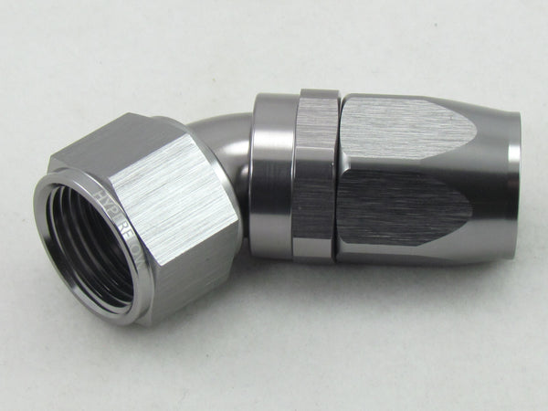 112 SERIES 45° MEGAFLOW SWIVEL HOSE END TAPERED