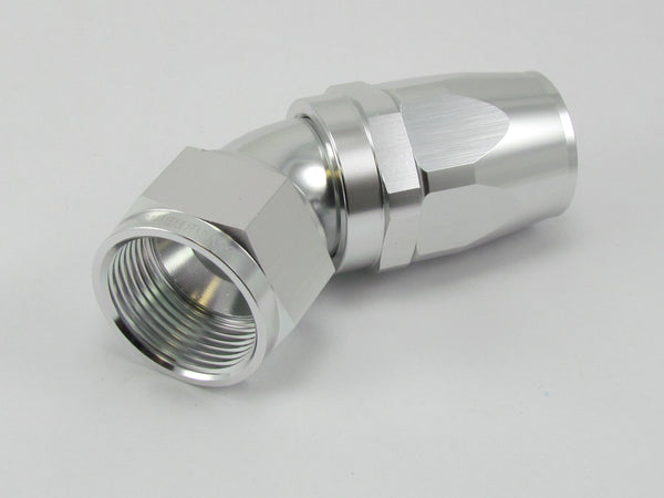 112 SERIES 45° MEGAFLOW SWIVEL HOSE END TAPERED