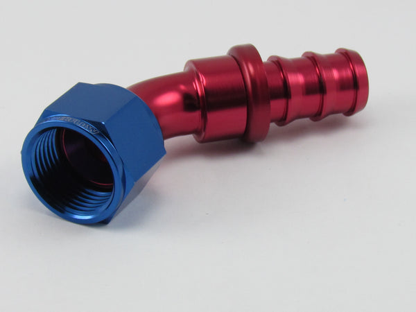 142 SERIES 45°PUSH-LOCK HOSE END