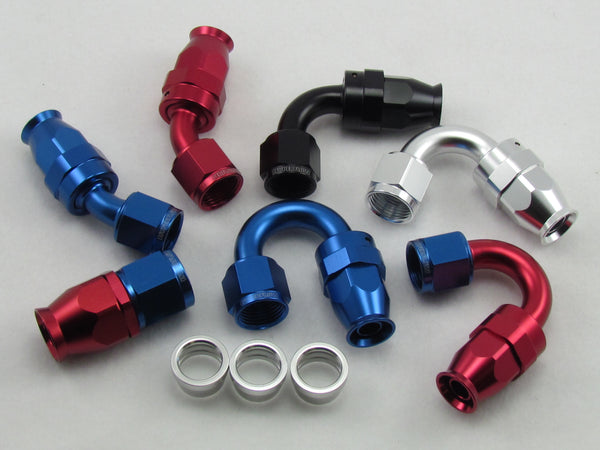 164 SERIES 90° PTFE (TEFLON) SWIVEL HOSE END
