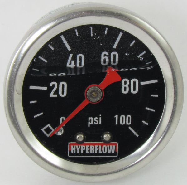 1600 SERIES FUEL PRESSURE GAUGE 1-1/2' FACE 1/8npt - CHROME