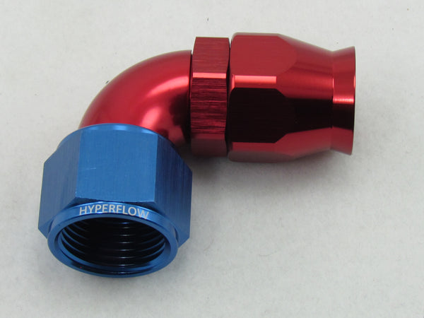 174 SERIES MEGAFLOW 90° PTFE (TEFLON) PTFE HOSE END