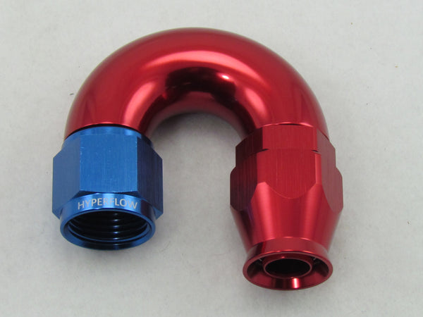 177 SERIES MEGAFLOW 180° PTFE (TEFLON) PTFE HOSE END