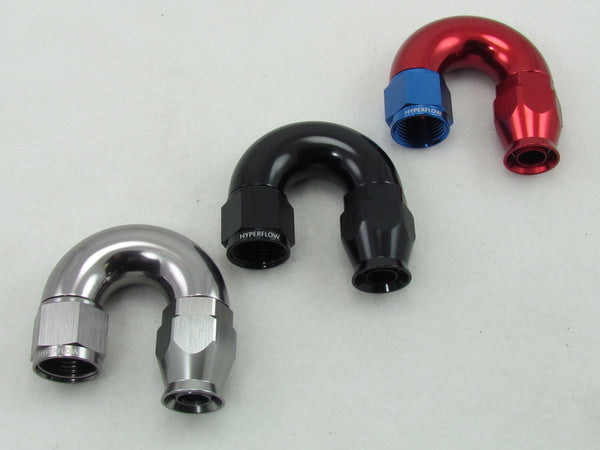 177 SERIES MEGAFLOW 180° PTFE (TEFLON) PTFE HOSE END