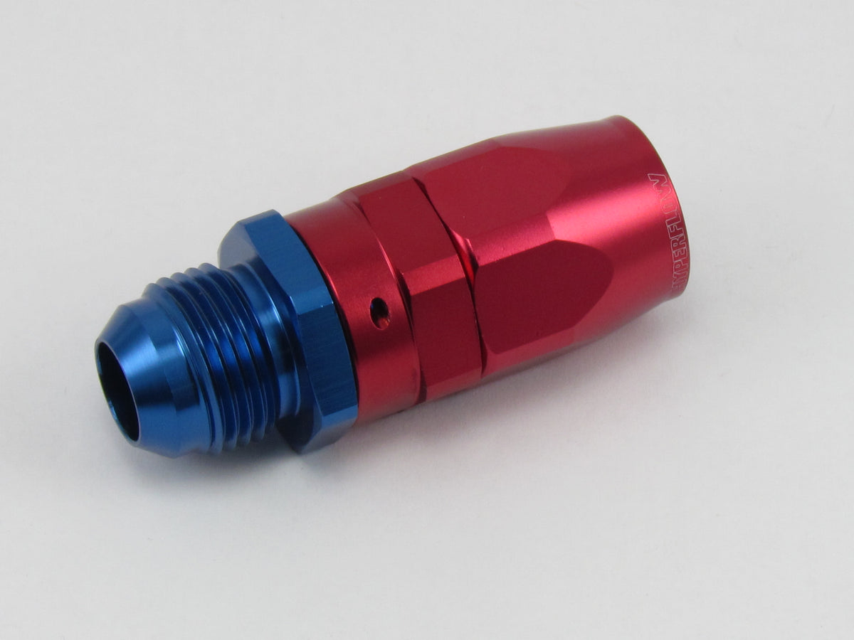 108 SERIES STRAIGHT SWIVEL MALE FLARE HOSE END Hyperflow Performance Inc