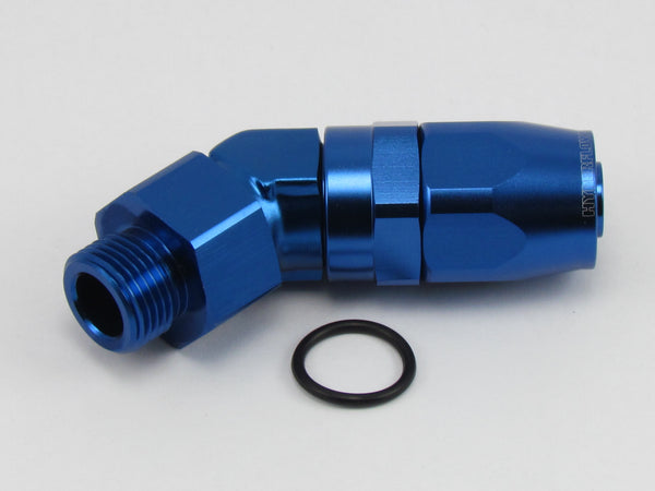 184 SERIES 45° ORB FORGED SWIVEL HOSE END