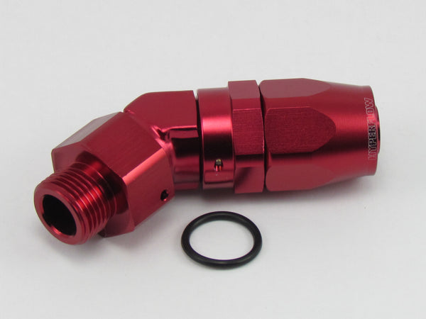 184 SERIES 45° ORB FORGED SWIVEL HOSE END
