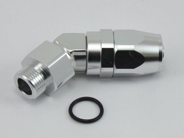184 SERIES 45° ORB FORGED SWIVEL HOSE END
