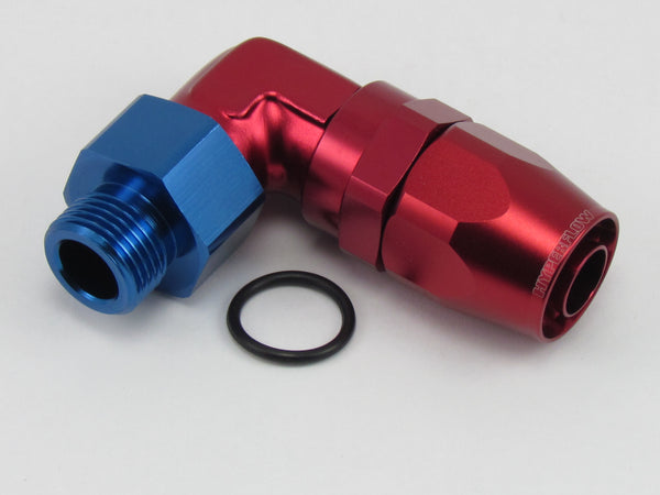 185 SERIES 90° ORB FORGED SWIVEL HOSE END