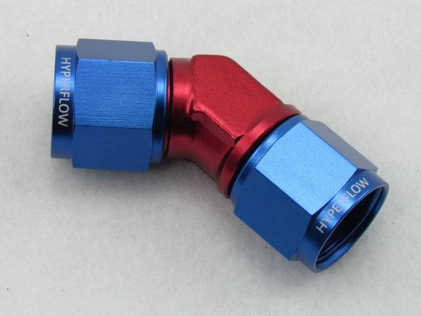 500 SERIES FEMALE to FEMALE 45° SWIVEL COUPLER