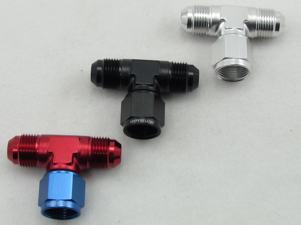 504 SERIES AN MALE TEE - FEMALE SWIVEL on THE SIDE