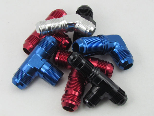 506 SERIES FLARE TEE AN to NPT ON SIDE ADAPTER