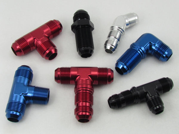 506 SERIES FLARE TEE AN to NPT ON SIDE ADAPTER