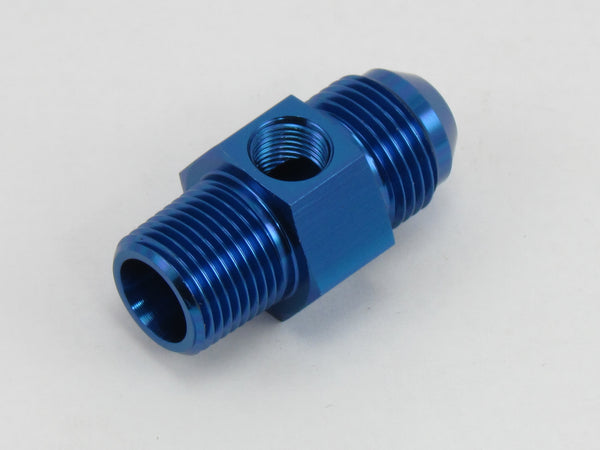 529 SERIES AN MALE to NPT ADAPTERS 1/8 GAUGE PORT