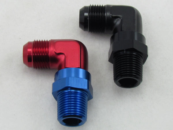 553 SERIES AN MALE SWIVEL to NPT - 90°
