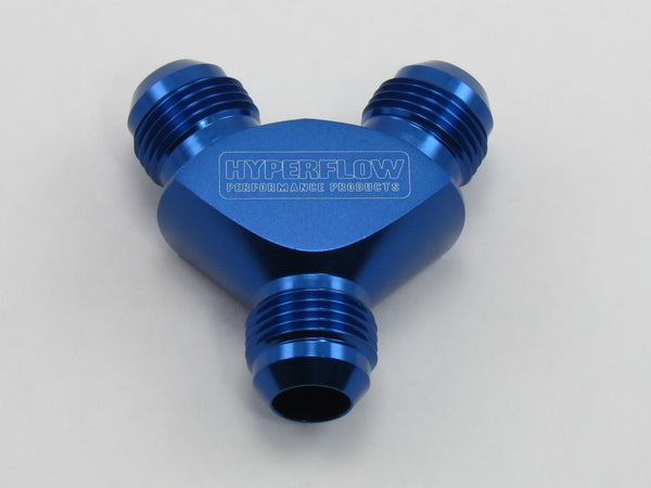 640 SERIES AN MALE FLARE Y-BLOCK ADAPTER