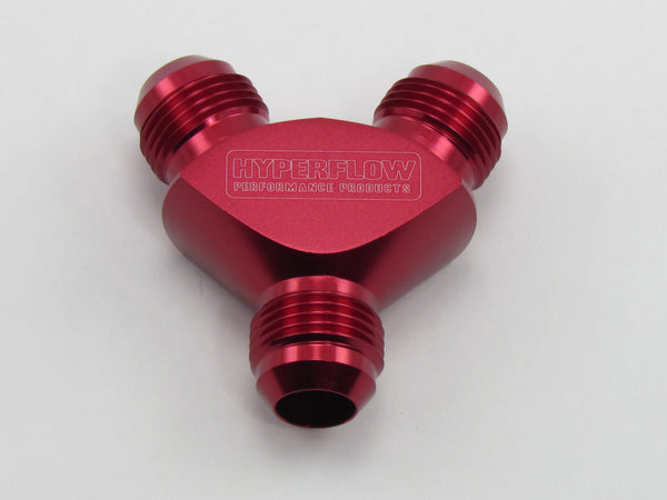 640 SERIES AN MALE FLARE Y-BLOCK ADAPTER