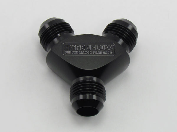 640 SERIES AN MALE FLARE Y-BLOCK ADAPTER
