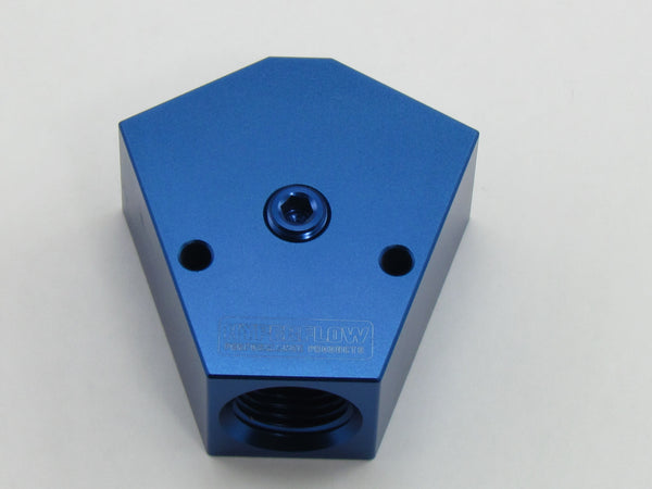 641 SERIES NPT Y BLOCK ADAPTER-1/2 NPT GAUGE PORT