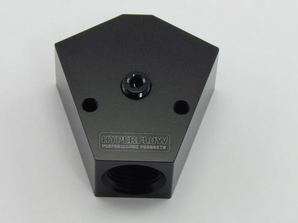641 SERIES NPT Y BLOCK ADAPTER-1/2 NPT GAUGE PORT