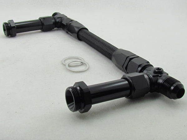 713 SERIES - 8AN CARBURETOR FUEL LINE KIT - BYPASS - 4500