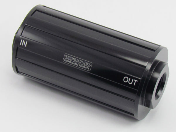 730 SERIES FUEL FILTER - 8AN O'RING PORTS 6.250 x 2.000 - 75 Micron