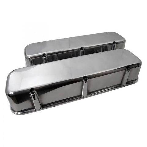 1500 SERIES VALVE COVERS SMOOTH ALUMINUM - CHEV BB - Tall