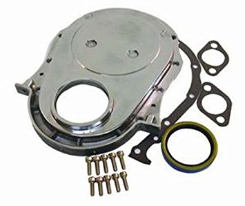 1600 SERIES TIMING COVER KIT with GASKETS & BOLTS CHEV SB-BB - POLISHED
