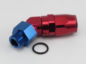 184 SERIES 45° ORB FORGED SWIVEL HOSE END