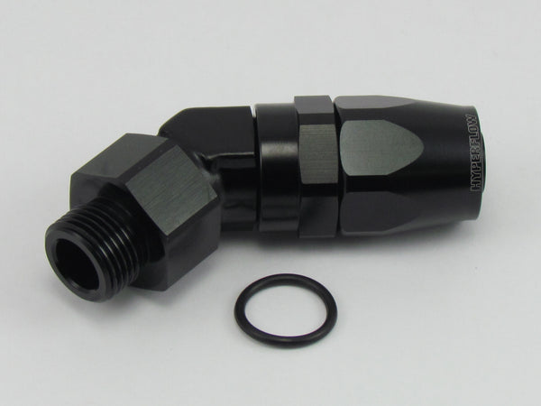 184 SERIES 45° ORB FORGED SWIVEL HOSE END