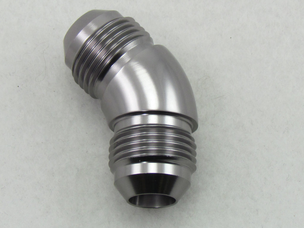 6AN to 6AN Fitting - male Coupler Adapter - Made of Stainless Steel (Orb to Flare)