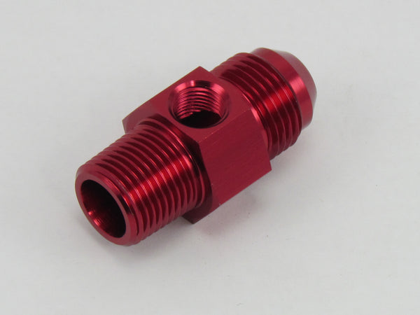 529 SERIES AN MALE to NPT ADAPTERS 1/8 GAUGE PORT