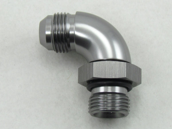 605 SERIES AN megaflow MALE FLARE to ORB PORT - 90° ADAPTERS
