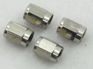 702 SERIES STAINLESS STEEL 3AN TUBE NUT - 4 Pack