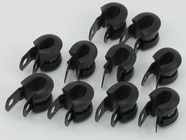 754 SERIES CUSHIONED P-CLAMPS - 10 PACK