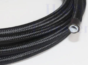 941 SERIES BLACK NYLON LIGHTWEIGHT PTFE (TEFLON) BRAIDED HOSE